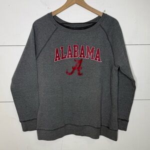 National Collegian • Alabama Women's Gray Crew Neck Sweatshirt Size Large